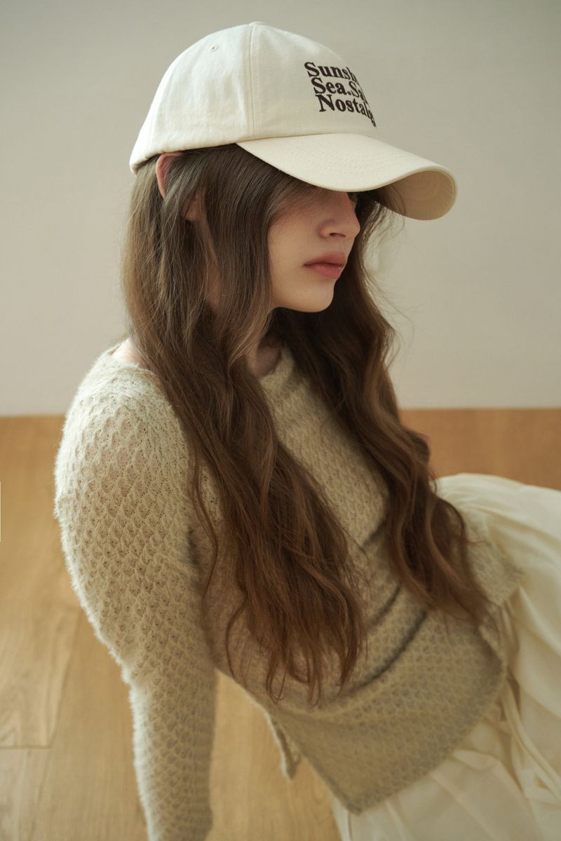 NOSTALGIA baseball cap_ivory