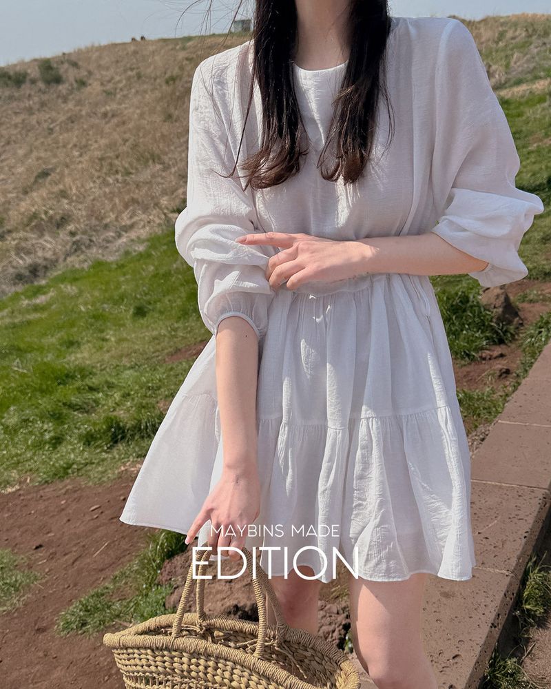 [MADE] Delmme Strap Mini Dress