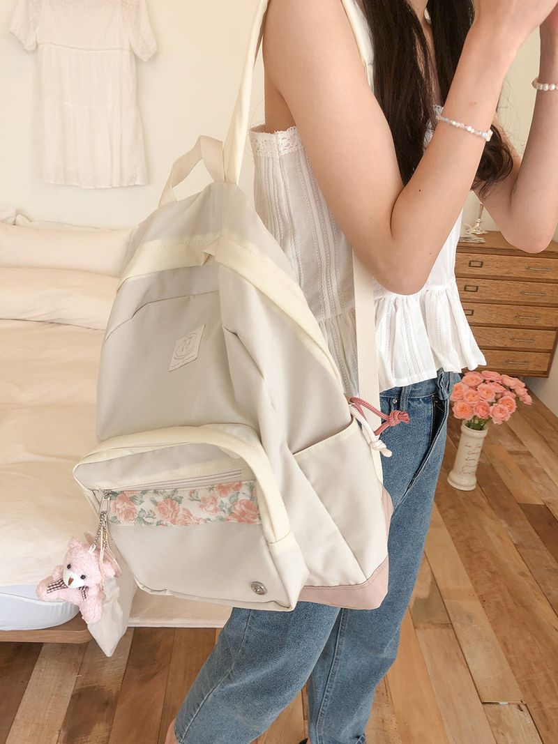 Bon voyage backpack_vintage rose