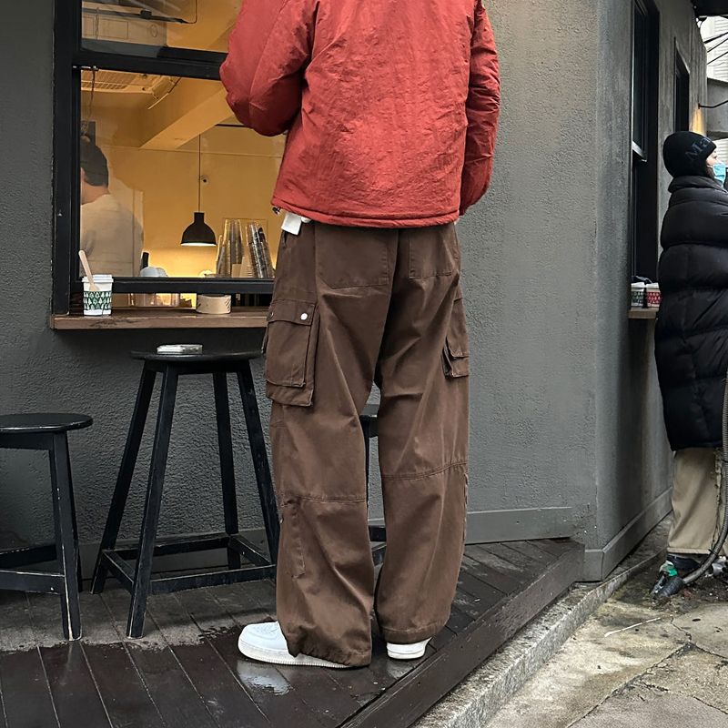 LMN dust multi-pocket cargo pants (3 colors)