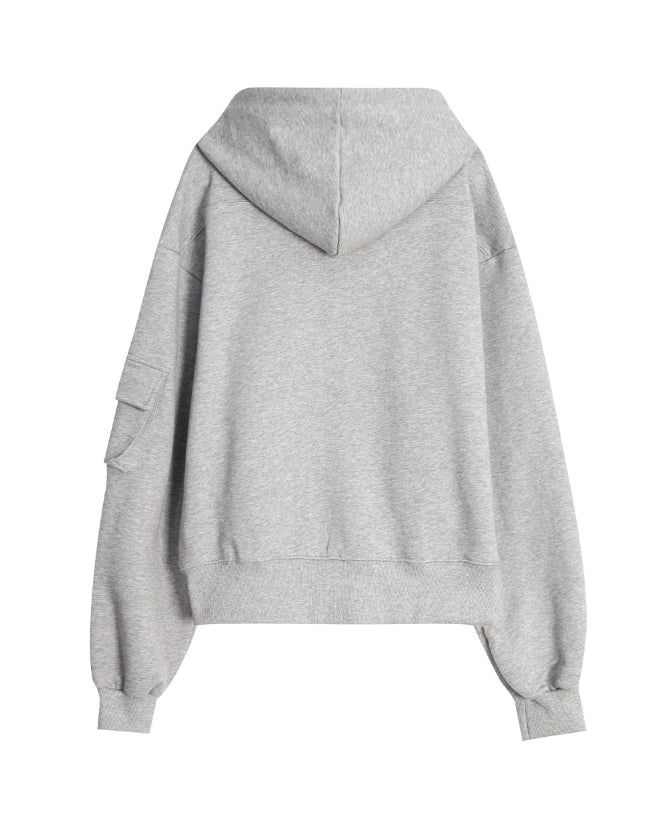 Perus Pocket Crop Hood Zip-Up