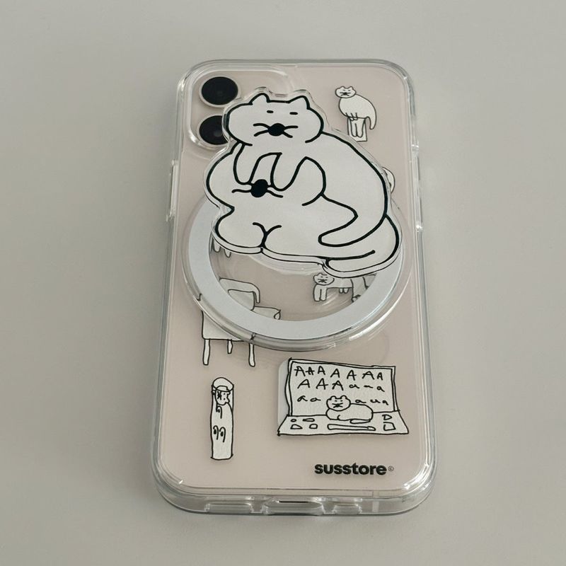 [MagSafe phone case] An unknown cat phone case