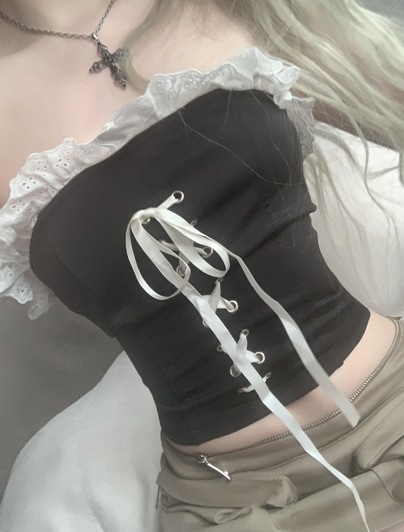 suzen（スゼン）の「Versailles corset lace top（Tops）」