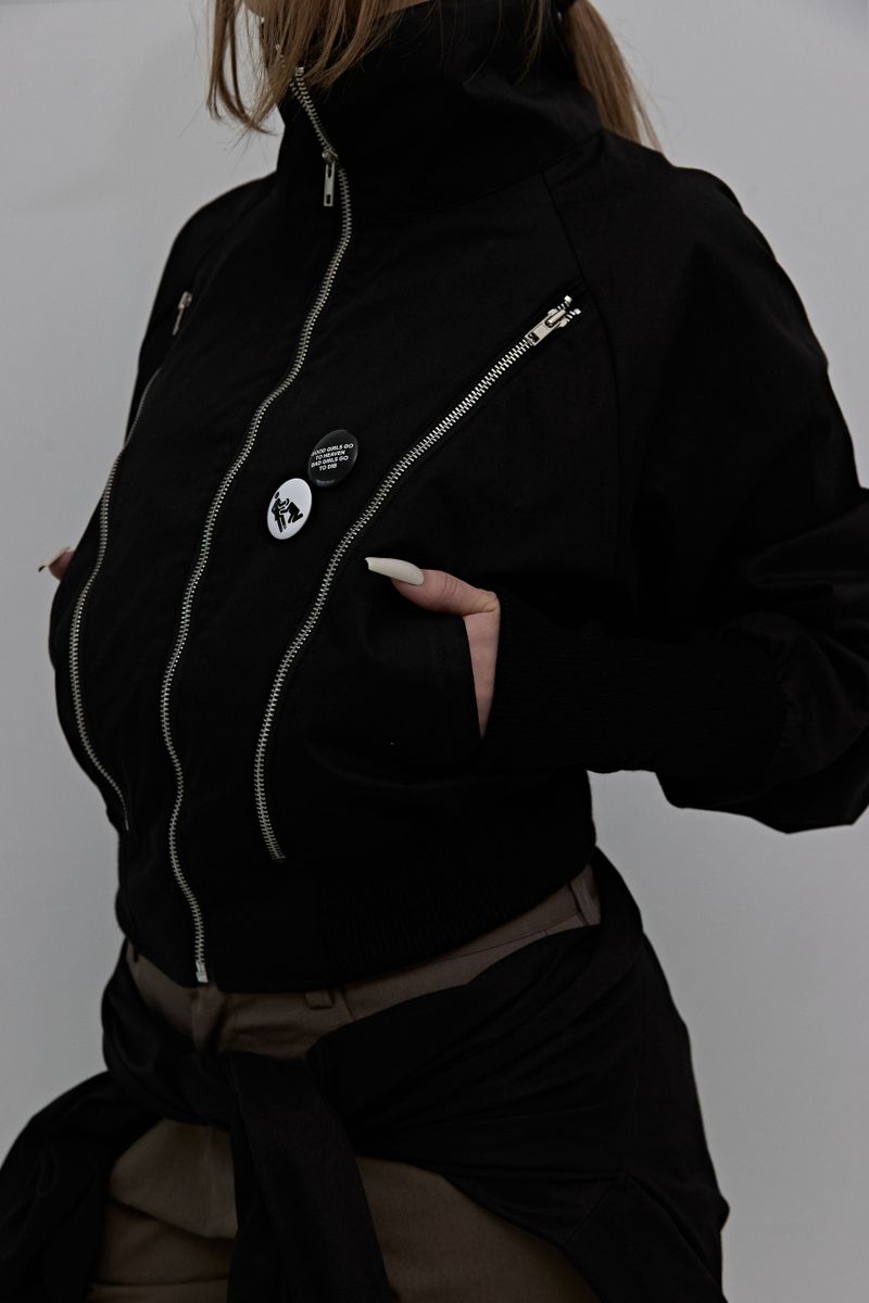 ZIPPER BLACK