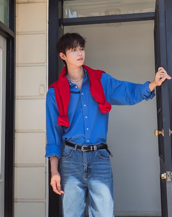 Konen Cotton Basic Long Sleeve Shirt
