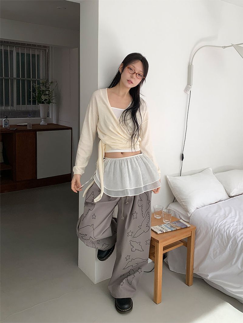 BIRD TUCK BANDING SLACKS (2C)