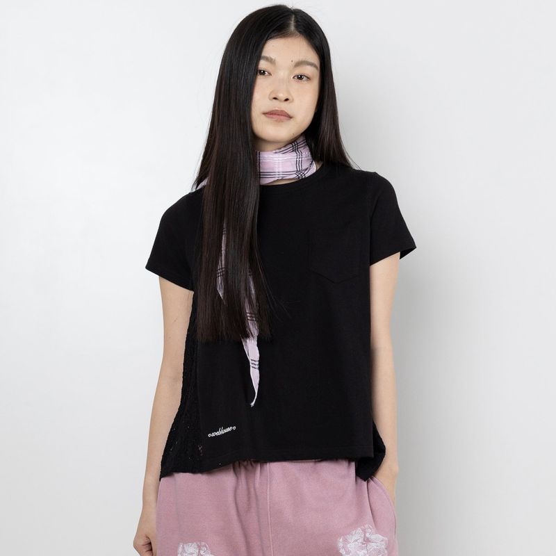 Twister Check Scarf - Pink