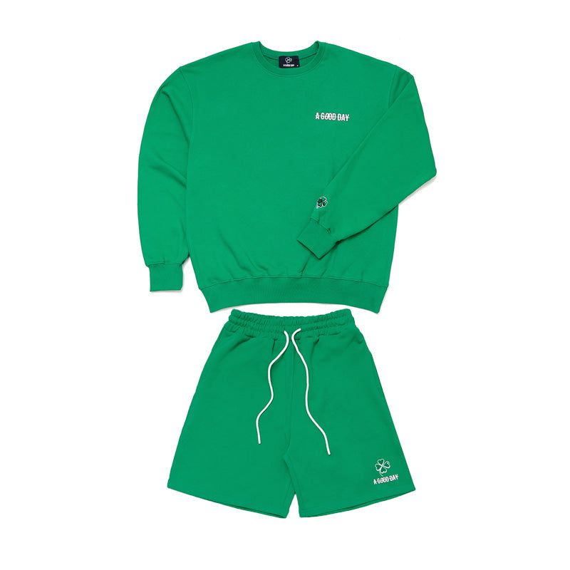 FLOVER TRANING HALF PANTS (GREEN)
