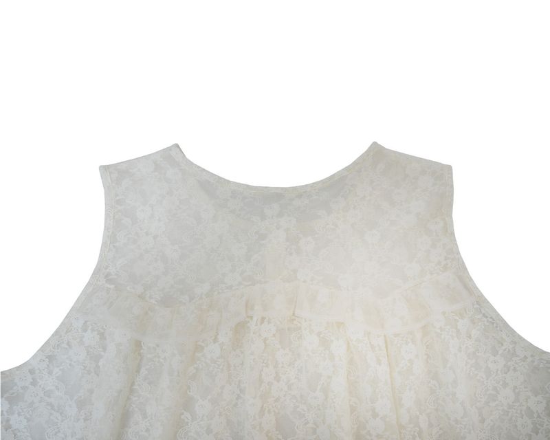 lace ruffle flare shirts