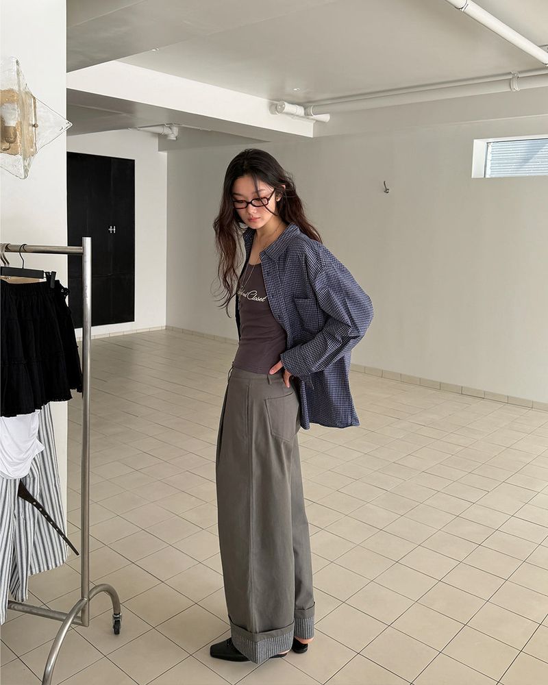 [ORIGINAL] Maple Stripe Roll-up Chino Pants