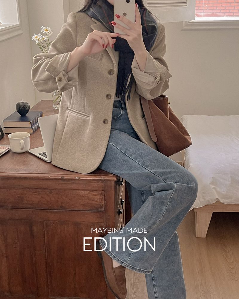 MAYBINS(メイビンス)の「【MADE】Basic Wool Jacket(Jackets/Outerwear)」