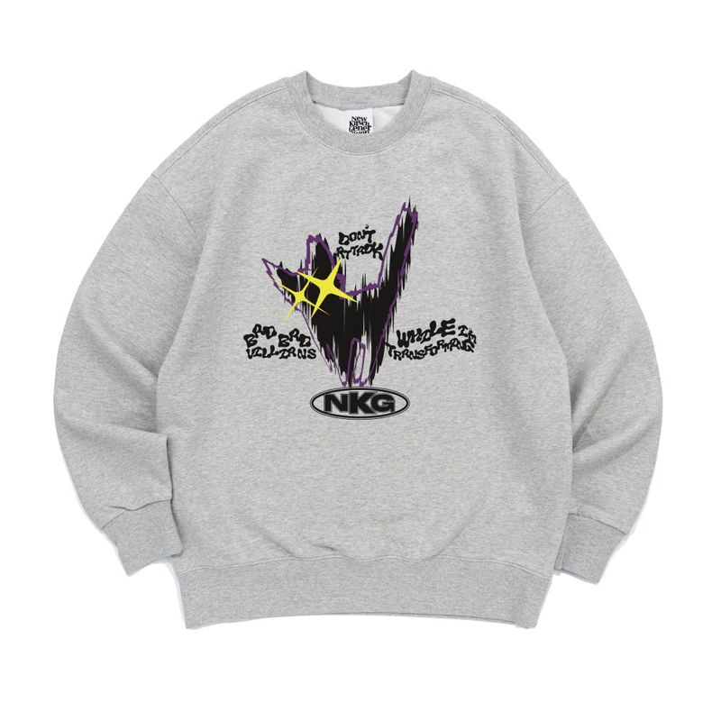 HENSHIN CAT SWEATSHIRTS-MELANGE