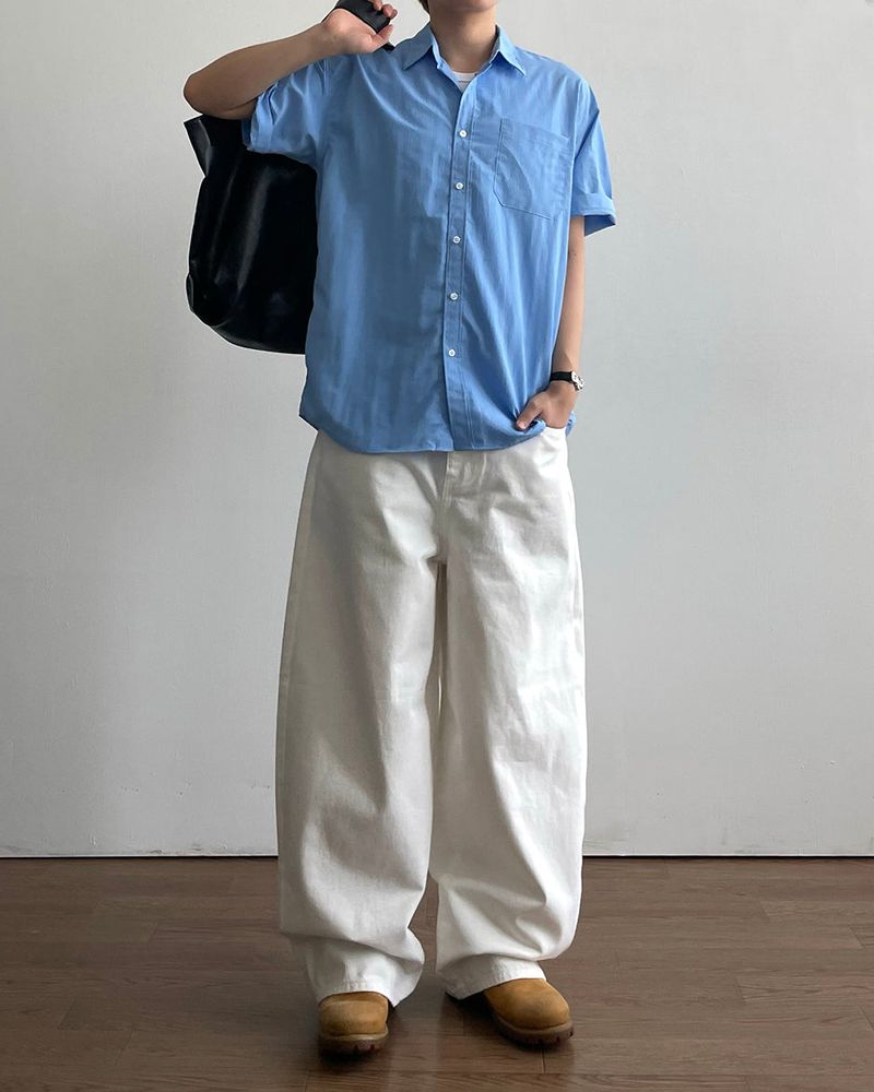 Wis White Denim Pants