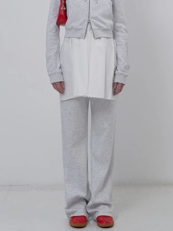 KIRSH（キルシー）の「KIRSH PLAIN SEMI WIDE PANTS - GRAY（Pants）」