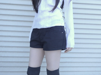 black short pants