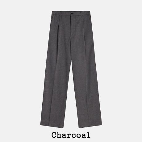 Elo One-Tuck Wide Slacks