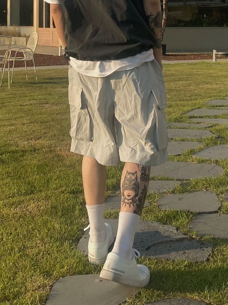 Mam's Nylon Cargo Bermuda Pants 2C