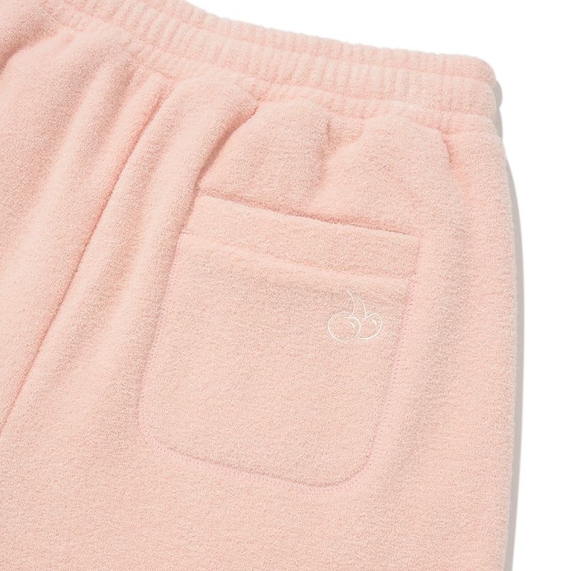 CHERRY TERRY JOGGER PANTS [SALMON]