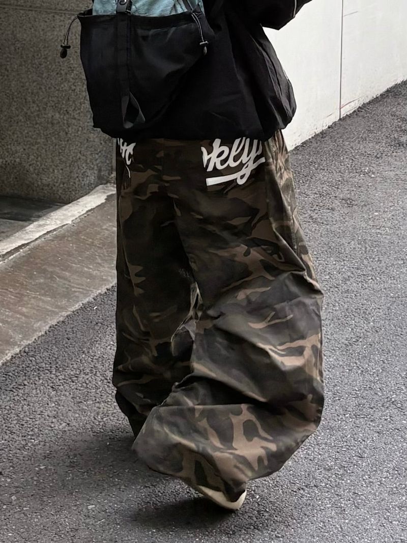 PEARCLAN（ペアクラン）の「camo hip patch wide pants（Pants）」