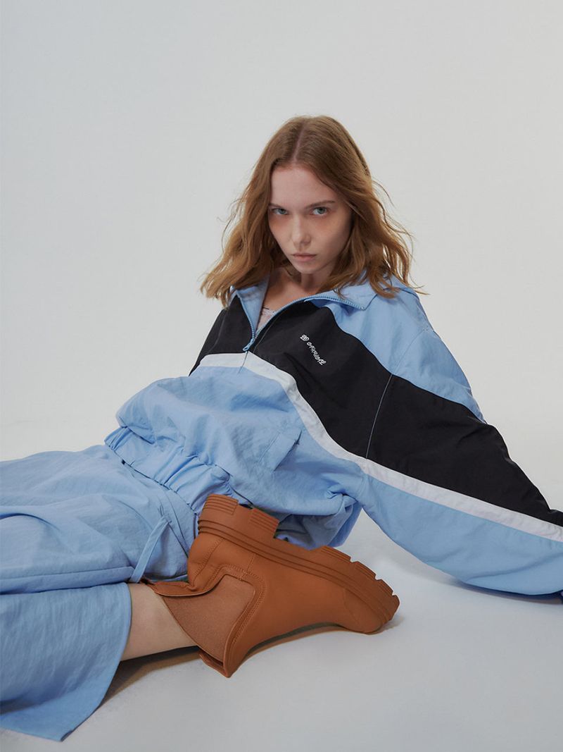 OVERFITTED MULTI COLOR HOODIE JUMPER_SKY BLUE