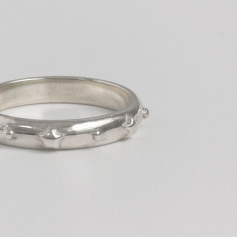 Silver 925 Star mini ring