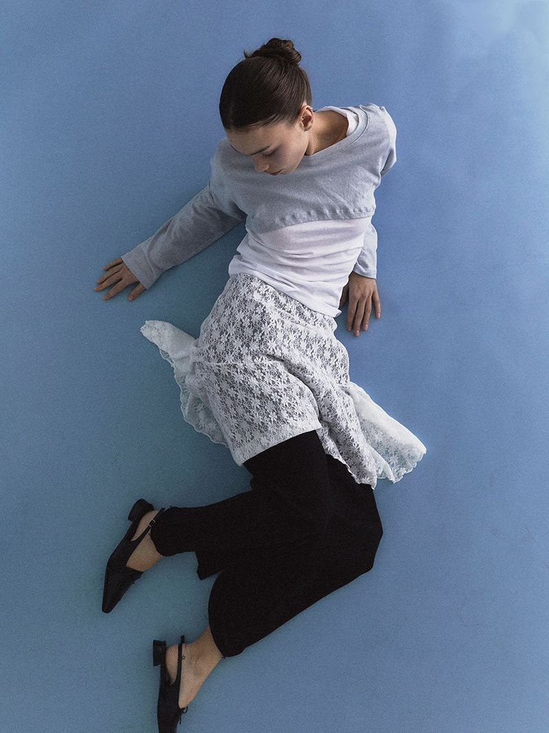 Cotton Cropped Top_Skyblue