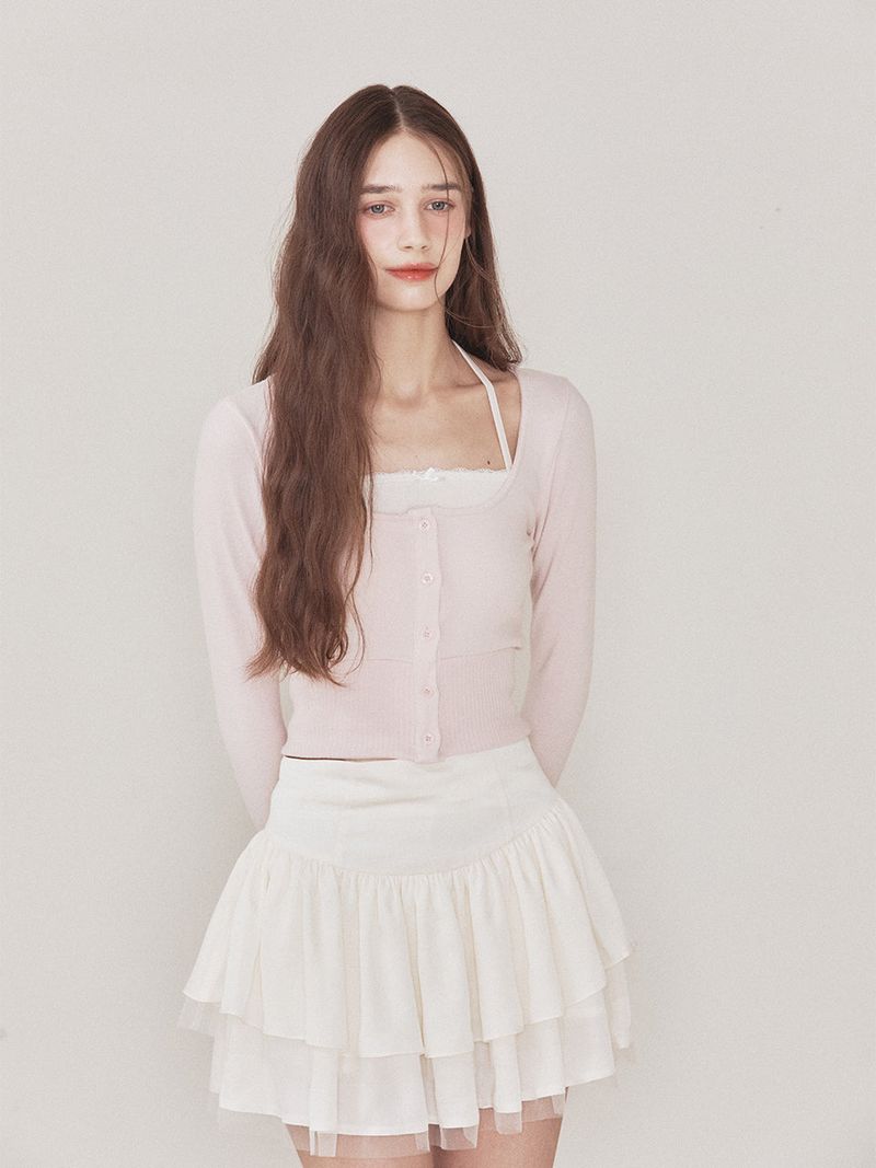 Luna cardigan set (Pink)