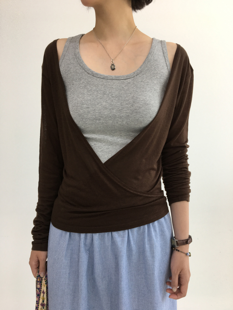 DUGGY（ダギー）の「Uel Deep V-Neck T-Shirt (6color)（Tops）」