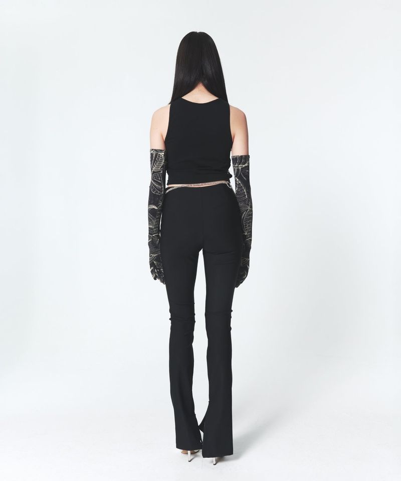 Hook N Eye Tank Top Black