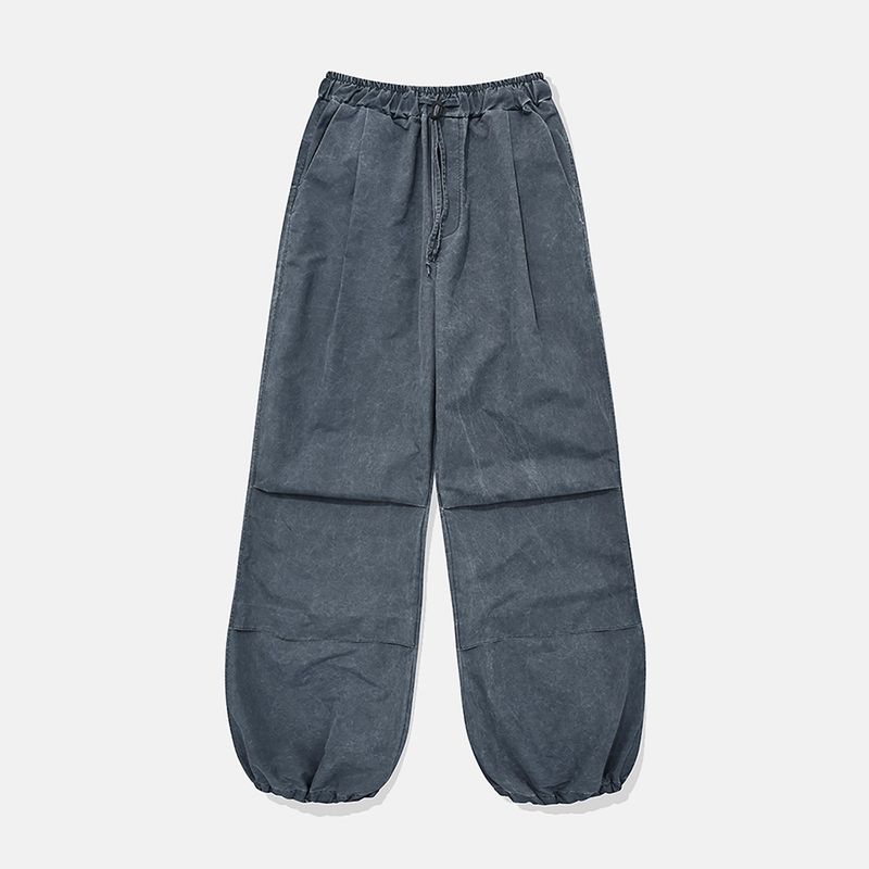 Pigment nylon pants / Dark blue