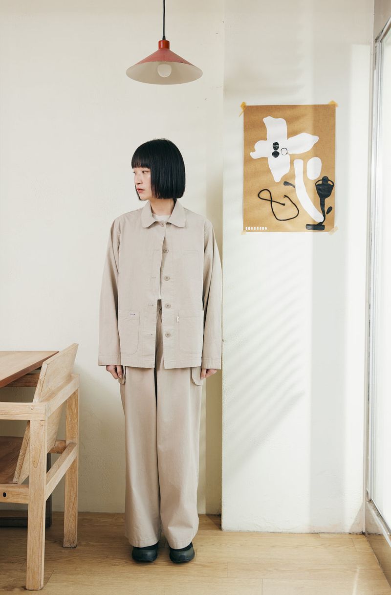 falt(フォルト)の「Pigment Cargo Pants / Beige(Pants)」