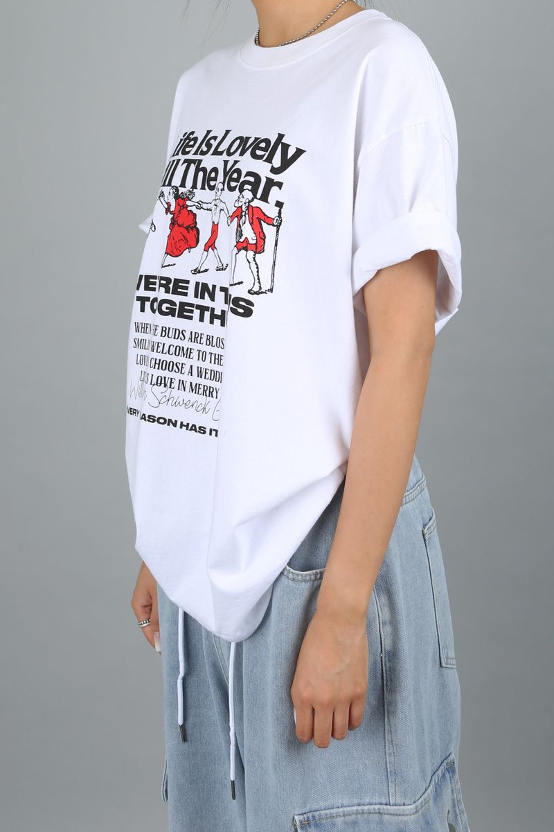 GALE PRINTING OVERFIT T-SHIRTS