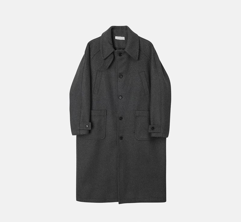 Pleddy Bian Wool Mac Coat (3color)