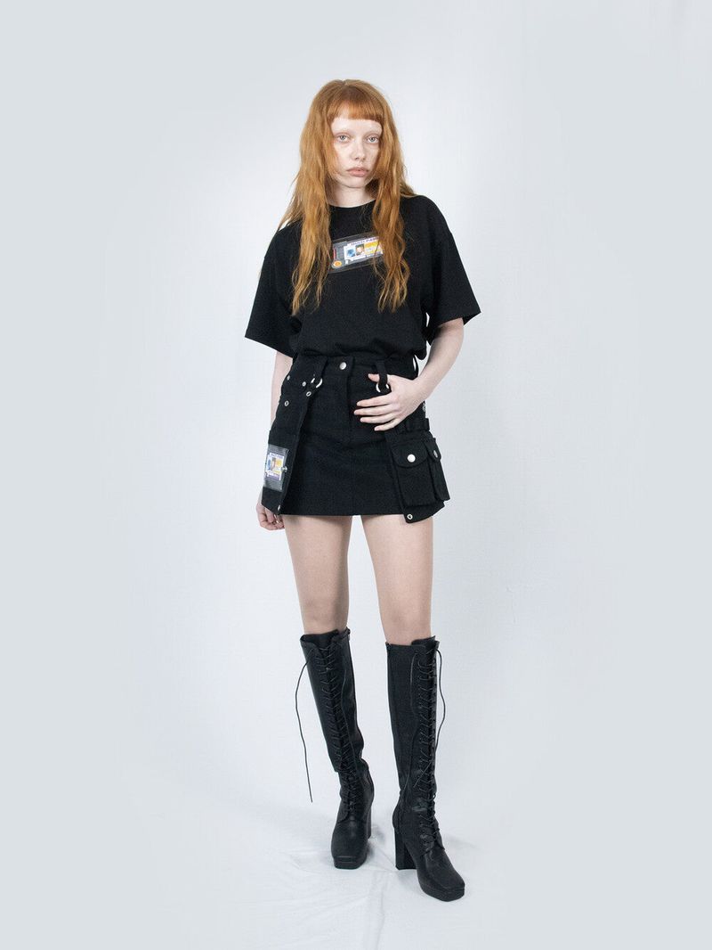 Multipass Cargo MiniSkirt (Black)