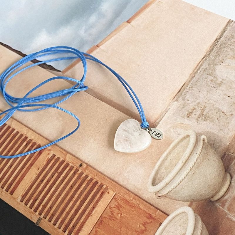 milk jam heart necklace (2 option)