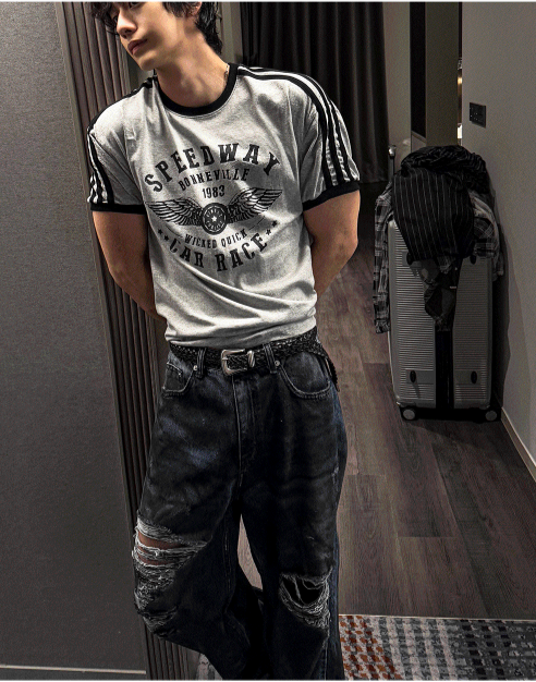 Summer Distressed Denim Pants