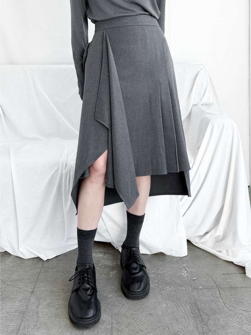 BIG POCKET WRAP SKIRT