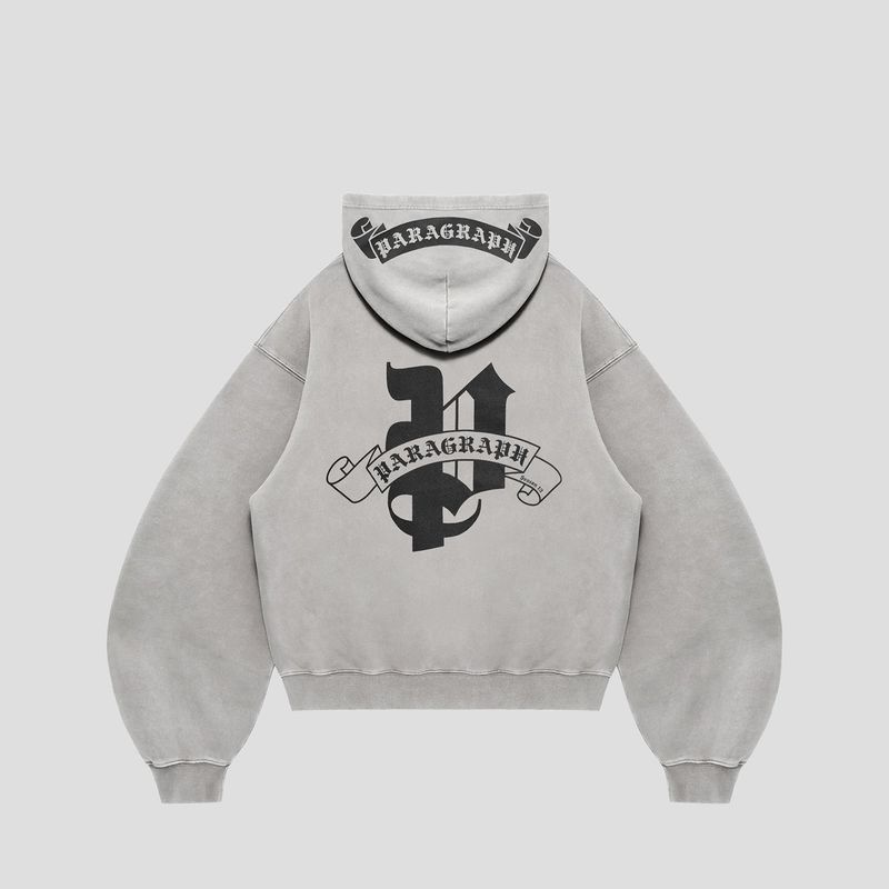 PARAGRAPH BANNER ZIP HOODIE