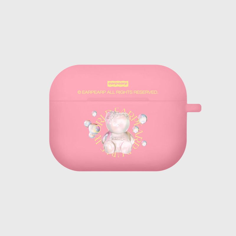 EARPEARP(アプアプ)の「COVY BUBBLE WORLD-PINK(AIR PODS PRO-COLOR JELLY)(Hats)」
