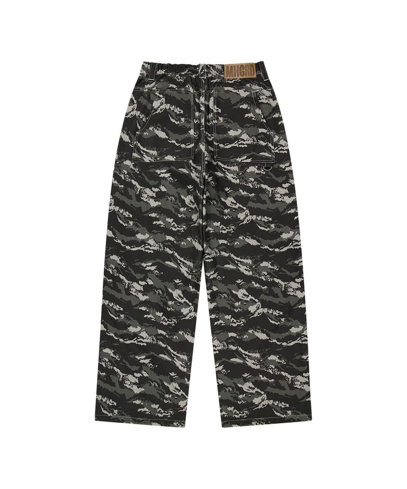 TIGER CAMO WIDE PANTS