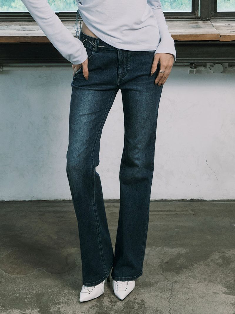SMOKIN BADDIE DENIM PANTS (INDIGO)