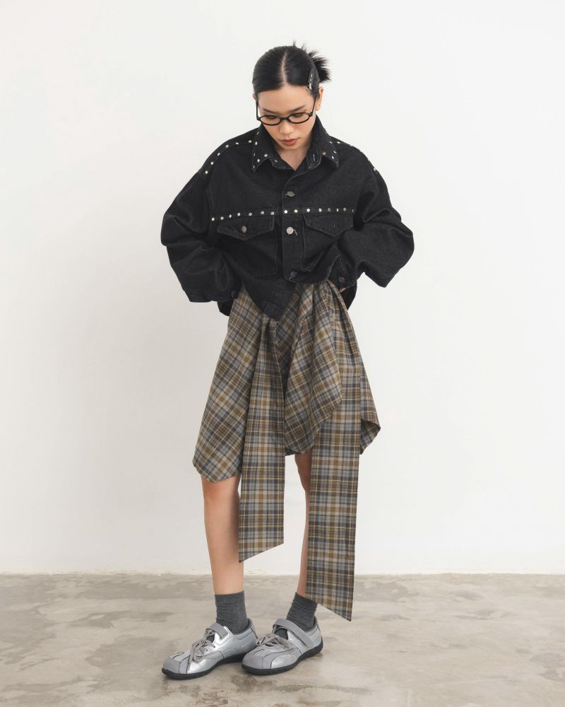 catha（カタ）の「Tartan Wrapped Skirt（Skirts）」