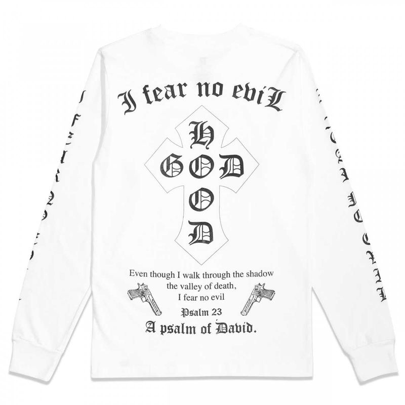 TZ I Fear No Evil Long Sleeve - White