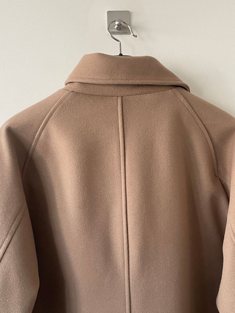 Constant high neck long coat