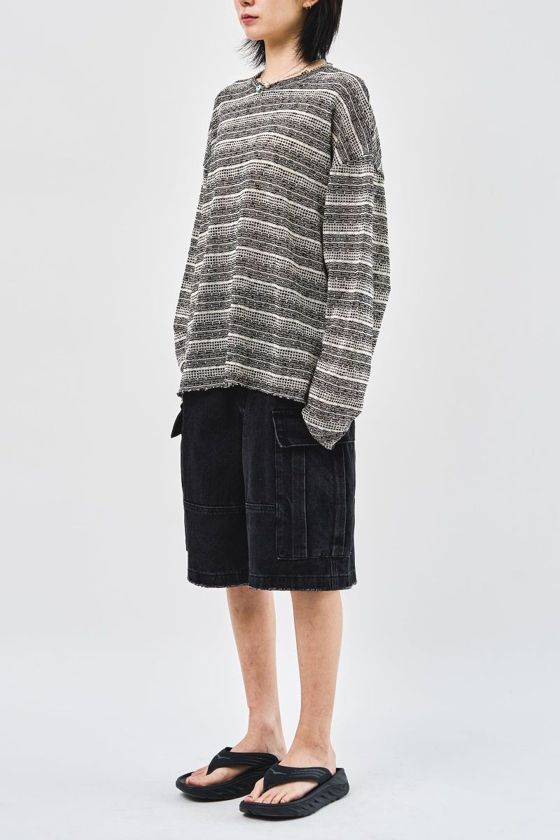 Pace Snap Denim Shorts (2color)