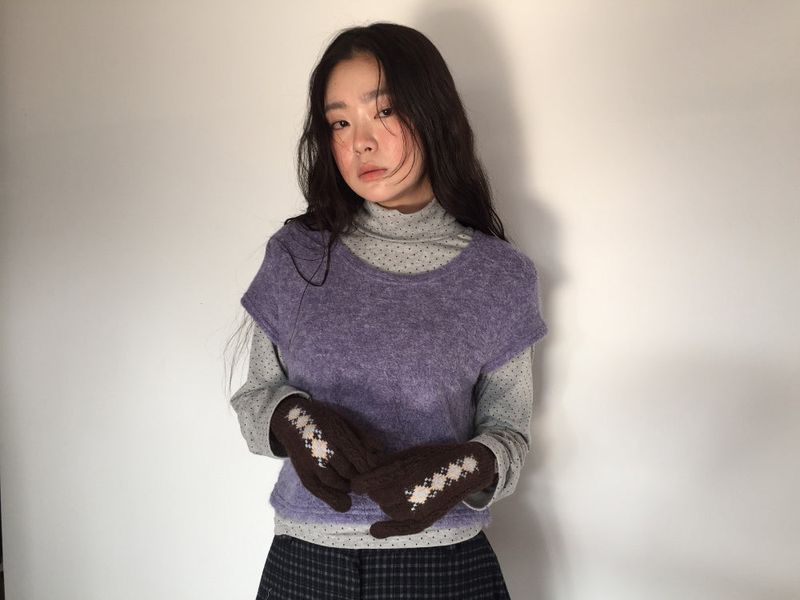 Lette Argyle Gloves (6 Colors)