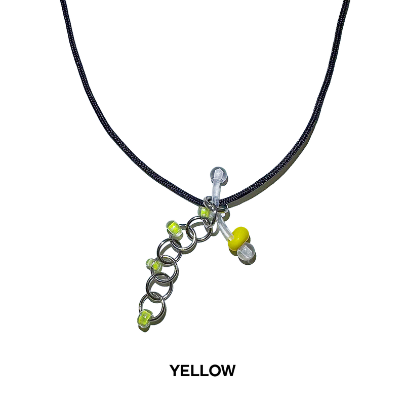 Pierced beads choker (4color)
