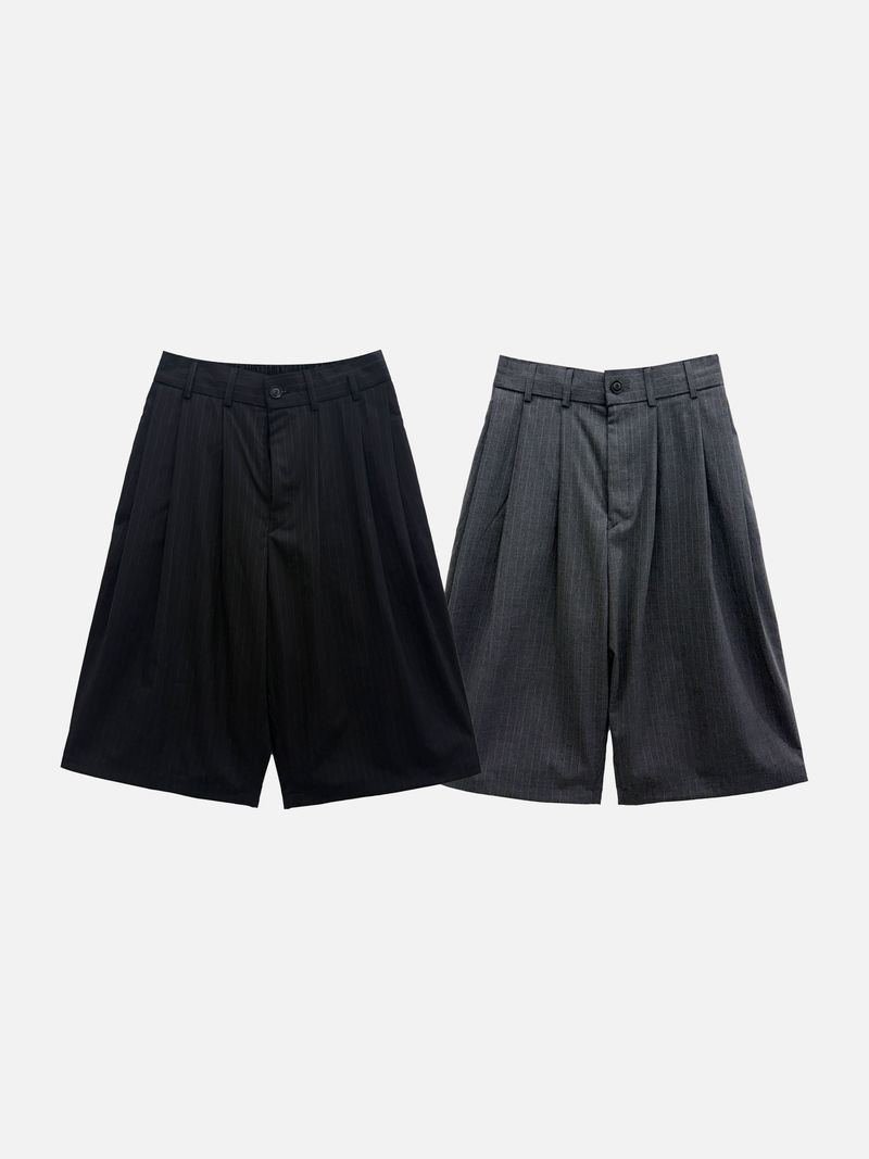  Delta Stripe Bermuda Slacks 2C