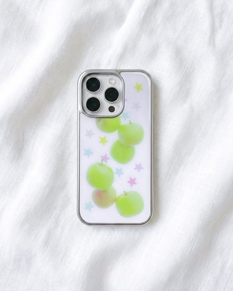 【MADE】Apple Fizz Silver Bumper Case