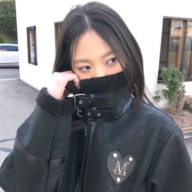 MUCENT（ムセント）の「MOEL METAL LOGO HEART PATCH MUSTANG JACKET（Jackets/Outerwear）」